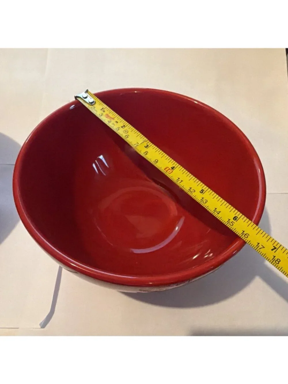 Pier 1 Red Coupe Stoneware Cereal Bowl China Set of 2 Excellent Pre-owned Cond.